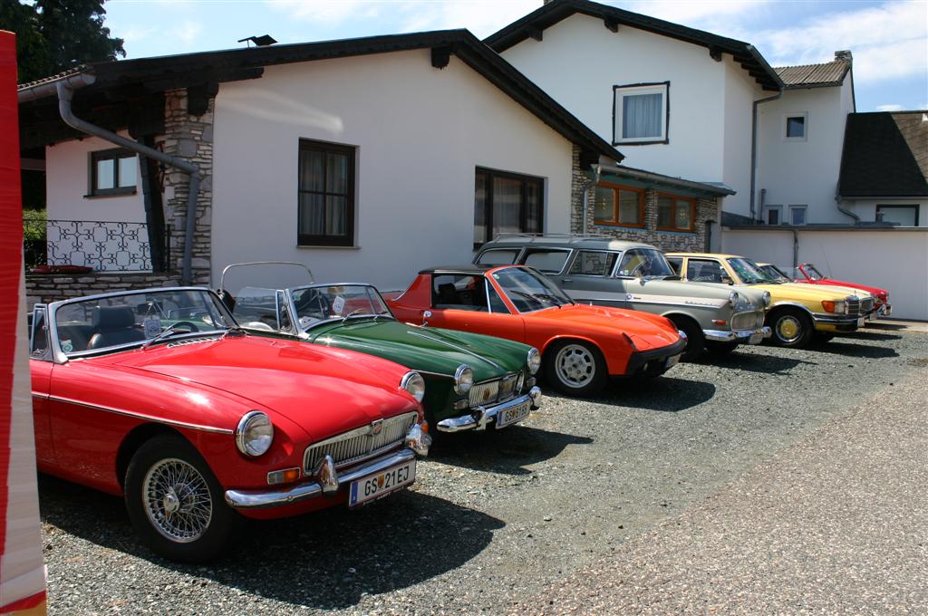 2010-08-08 Oldtimertreffen beim Clubkollegen Kranz